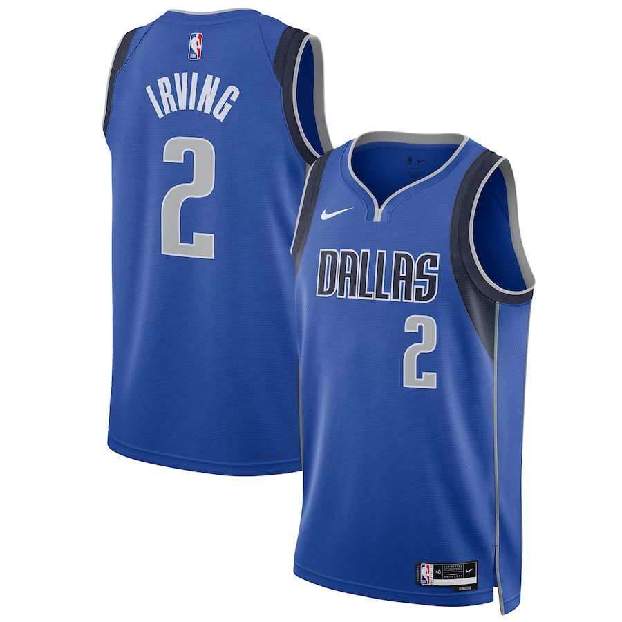 Men Dallas Mavericks #2 Kyrie Irving Nike Royal 2022-23 Swingman NBA Jersey